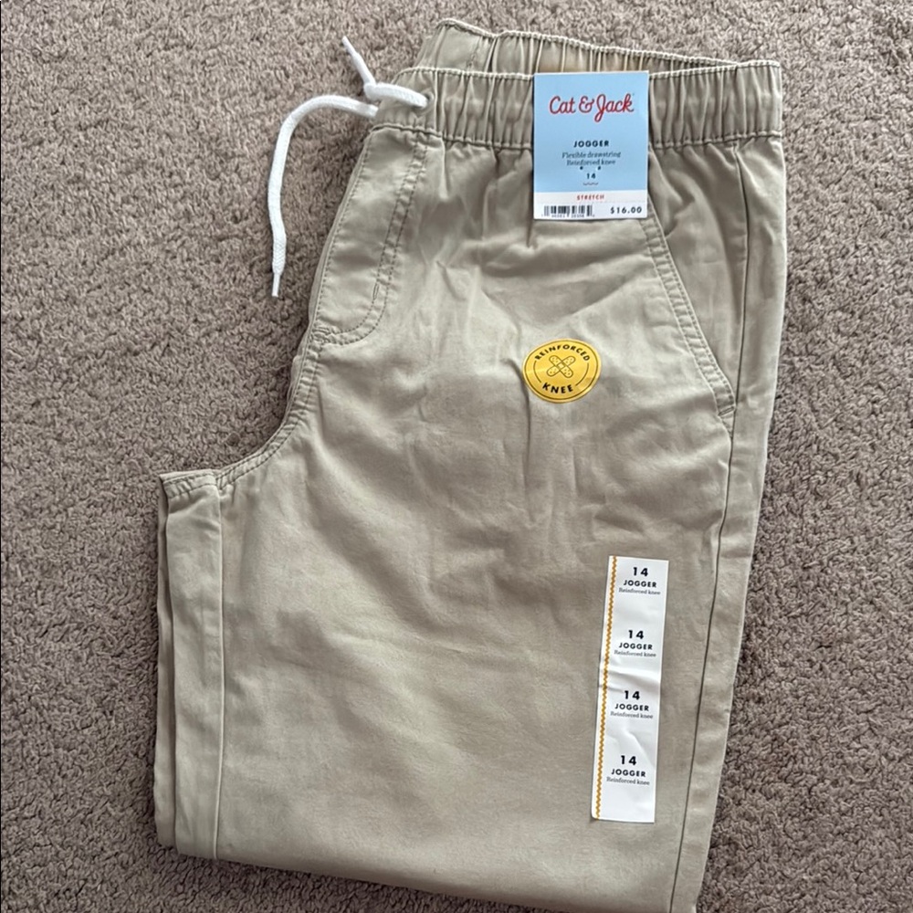 Cat & Jack Beige Jogger Pants